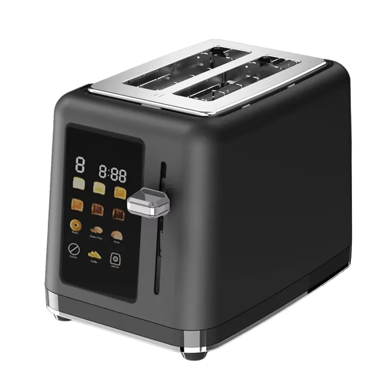 Toaster 4 Slice - 1/2/3/4-Scheiben Smart Touch Toaster mit Farbdisplay,