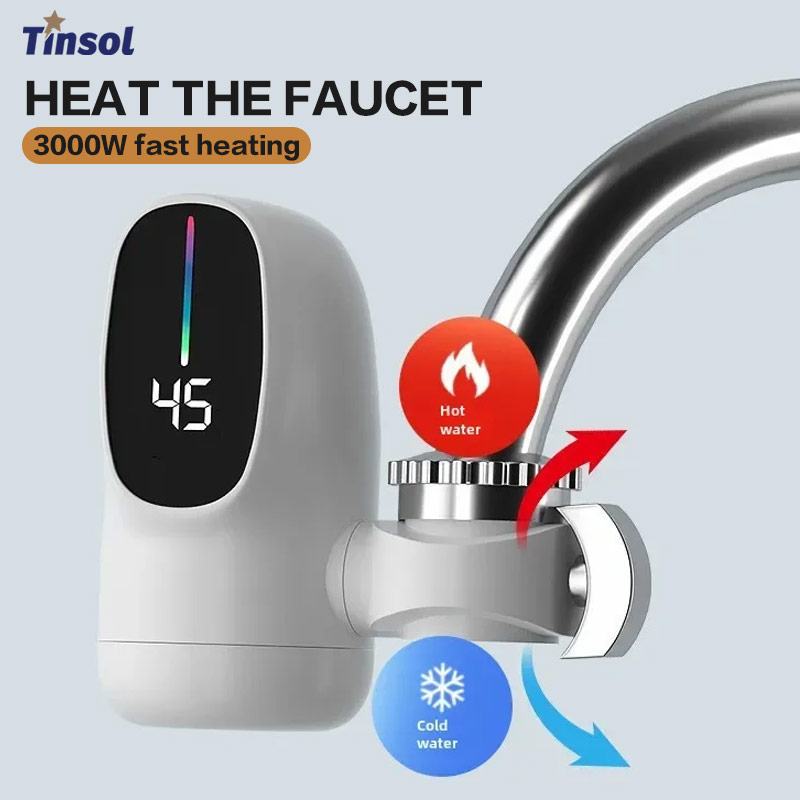 Kitchen Appliances And Utensils - TINSOL 3000 W Instant-Warmwasserhahn, Warm- und