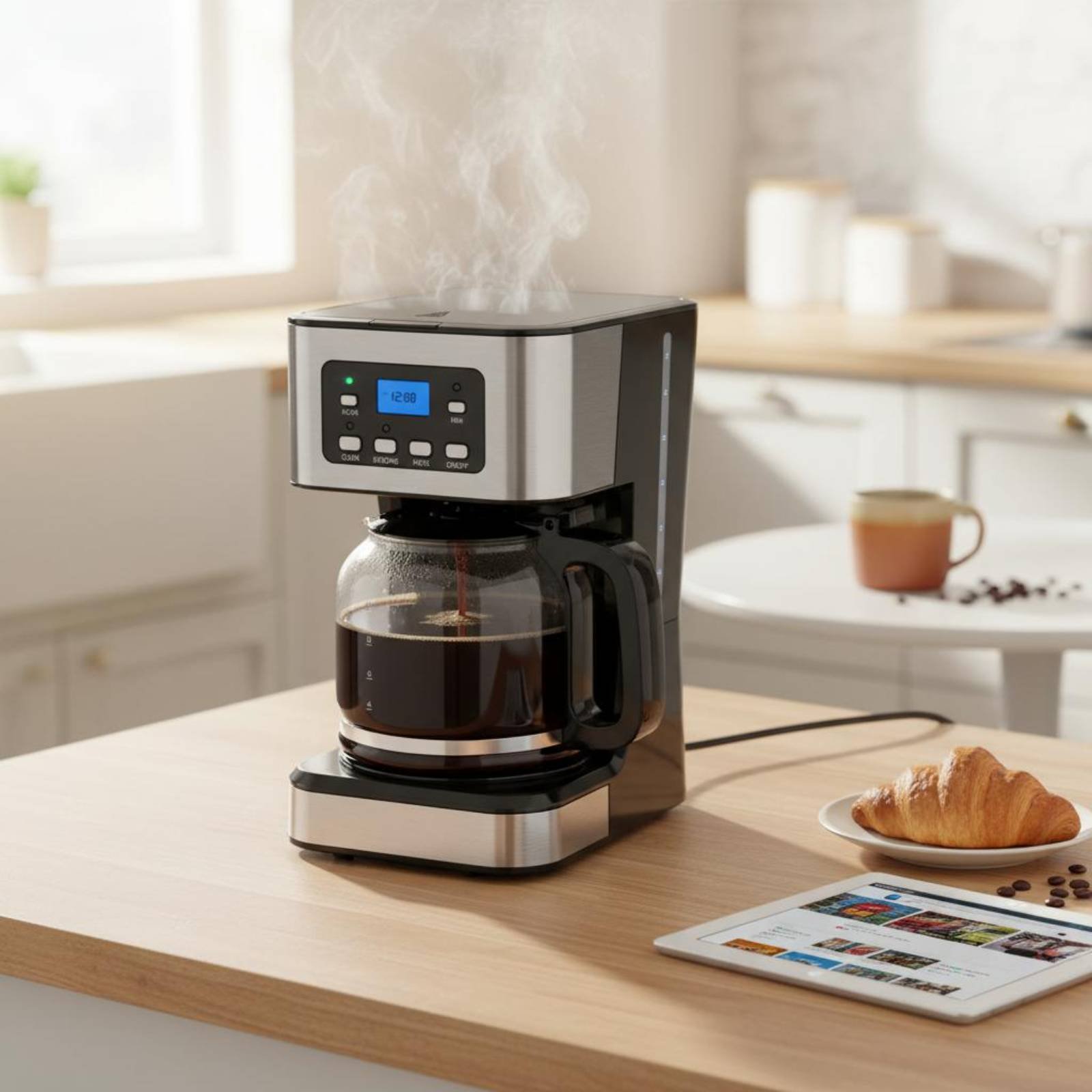 Kitchen Appliances Electronics - Automatische Pour-Over Kaffeemaschine mit 24-Stunden-Timer, programmierbare