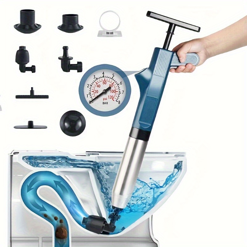 Kitchen Appliances And Utensils - Pipeline-Reinigungswerkzeug-Set, Hochdruck-Kolben, Kanalisation, Bagger für Badezimmer,