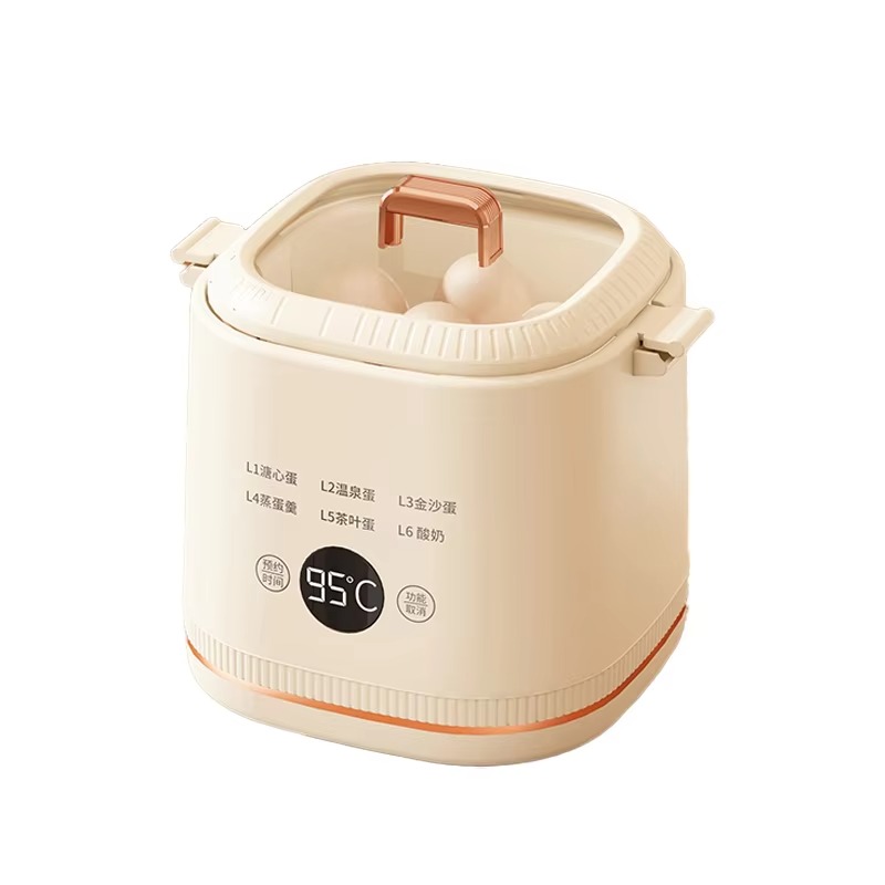 Kitchen Appliances In Store - Küchengeräte: Elektrischer automatischer Eierkocher und Mini-Dampfgarer