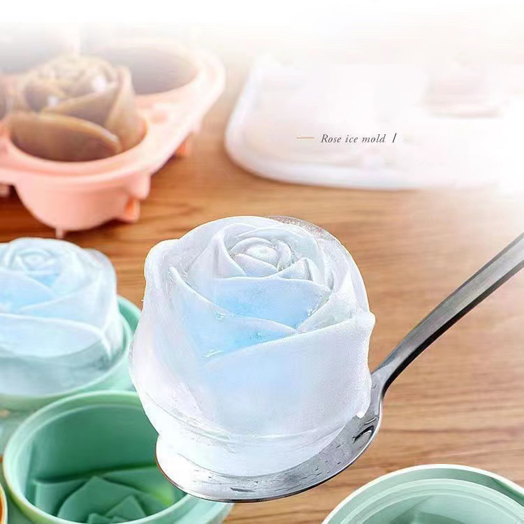 Kitchen Appliances And Utensils - 3D Rose Eis Formen 4 Löcher