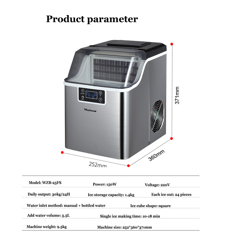 PBOBP Eiswürfelbereiter 30KG m – Kitchen Appliances Commercial Bewertung und Preis