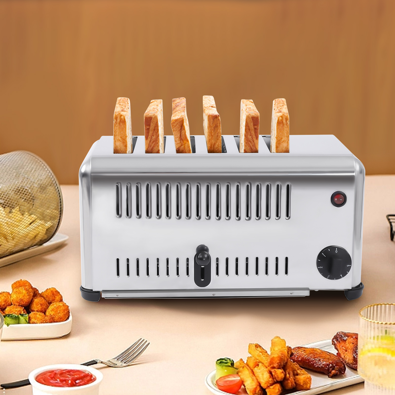 1680W Gewerblicher Toaster für – Toaster 4 Slice Bewertung und Preis