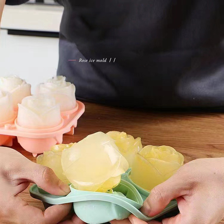 3D Rose Eis Formen 4 Löcher Ei – Kitchen Appliances And Utensils Bewertung und Preis