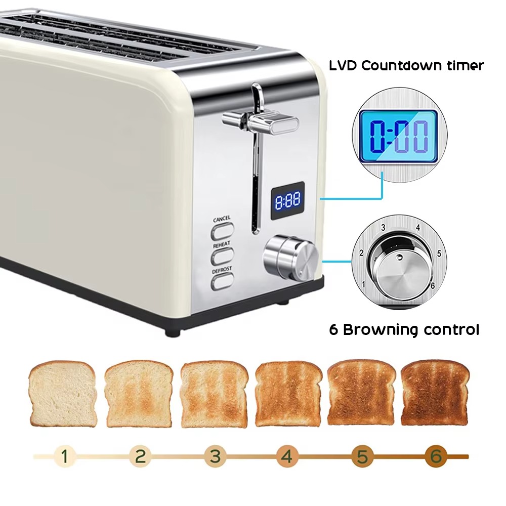 Edelstahl Bestseller Moderner  – Toaster 4 Slice Bewertung und Preis
