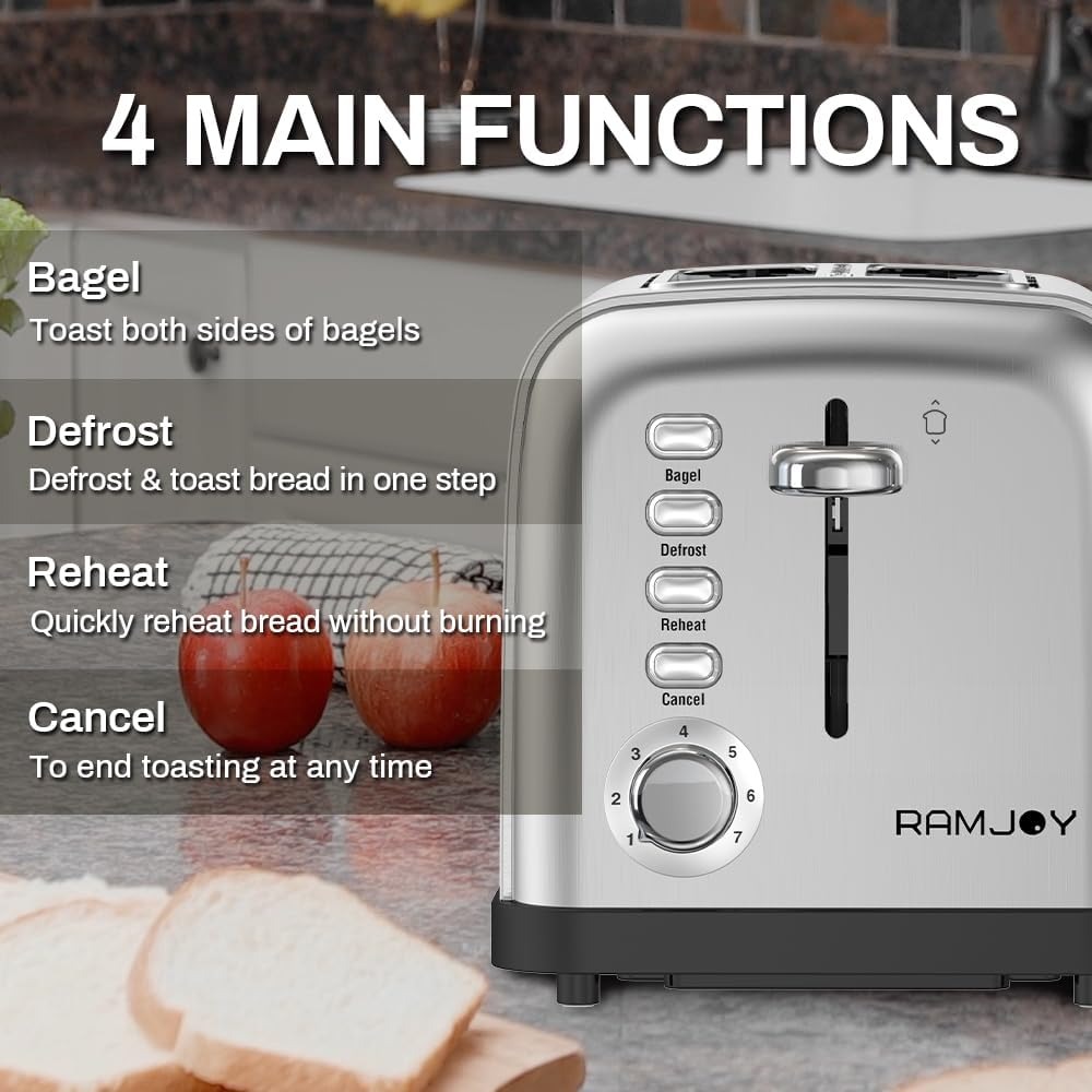 Extra breiter Toaster für 2 Sc – Toaster 4 Slice Bewertung und Preis