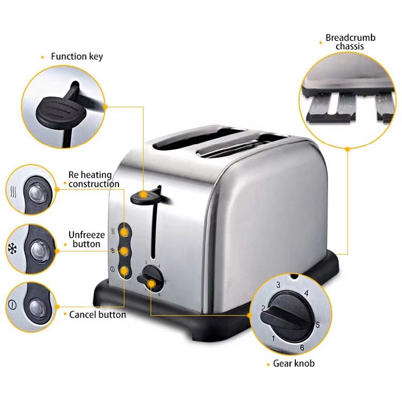Neues Design Elektrischer Edel – Toaster 4 Slice Bewertung und Preis